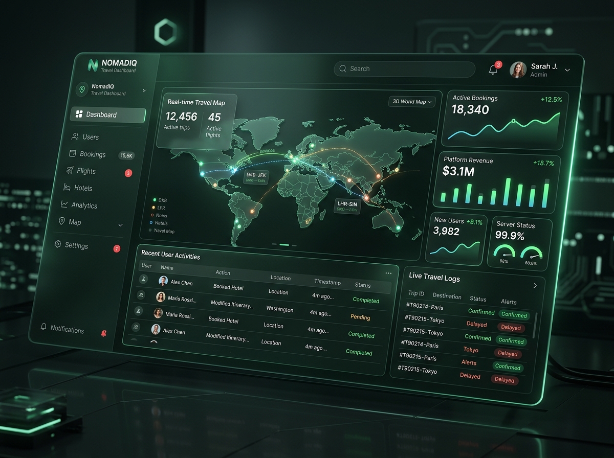 Buddy for Travel Admin Dashboard