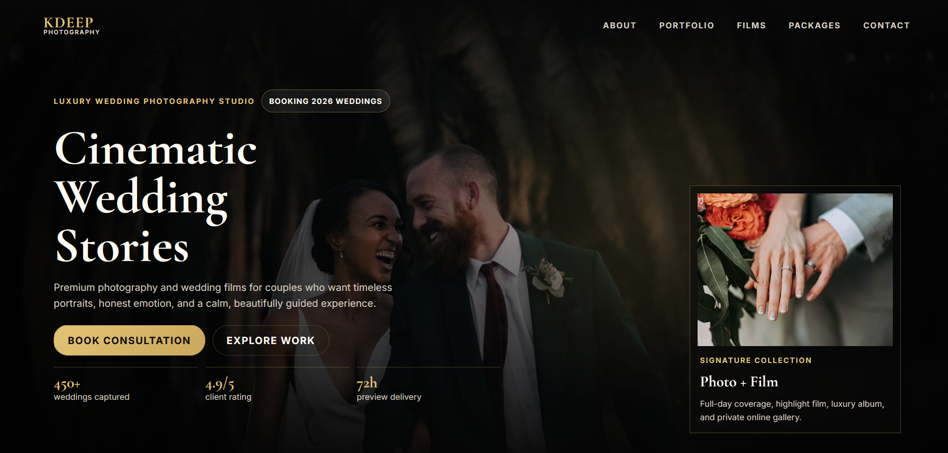 Cinematic Wedding Stories